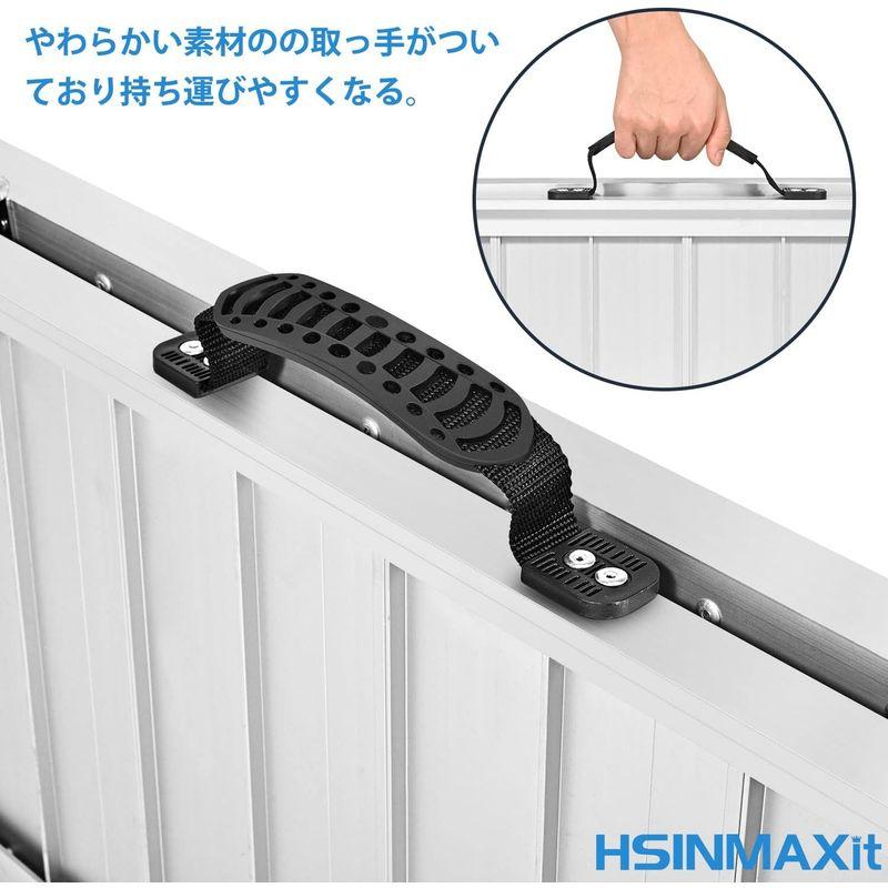 HSINMAXit スロープ 車椅子 スロープ 玄関 長さ122cm*幅80cm*高さ5cm 耐荷重300kg 車椅子 スロープ アルミ 介｜saikou2021｜07