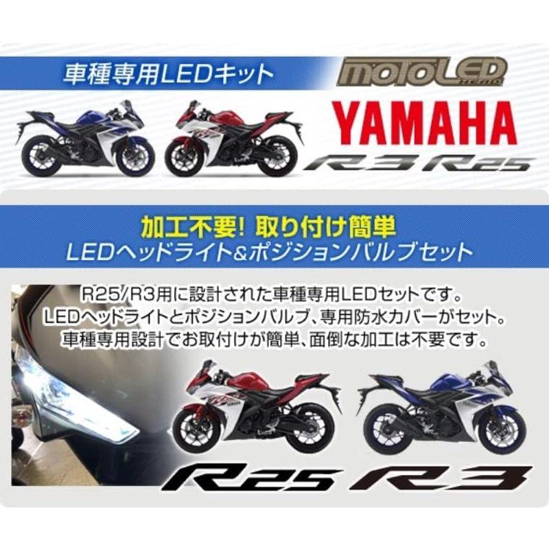 DELTA Direct(デルタダイレクト) MOTO LED ヘッドライト YZF-R25/YZF-R3 車種専用LEDキット(D-200｜saikou2021｜03