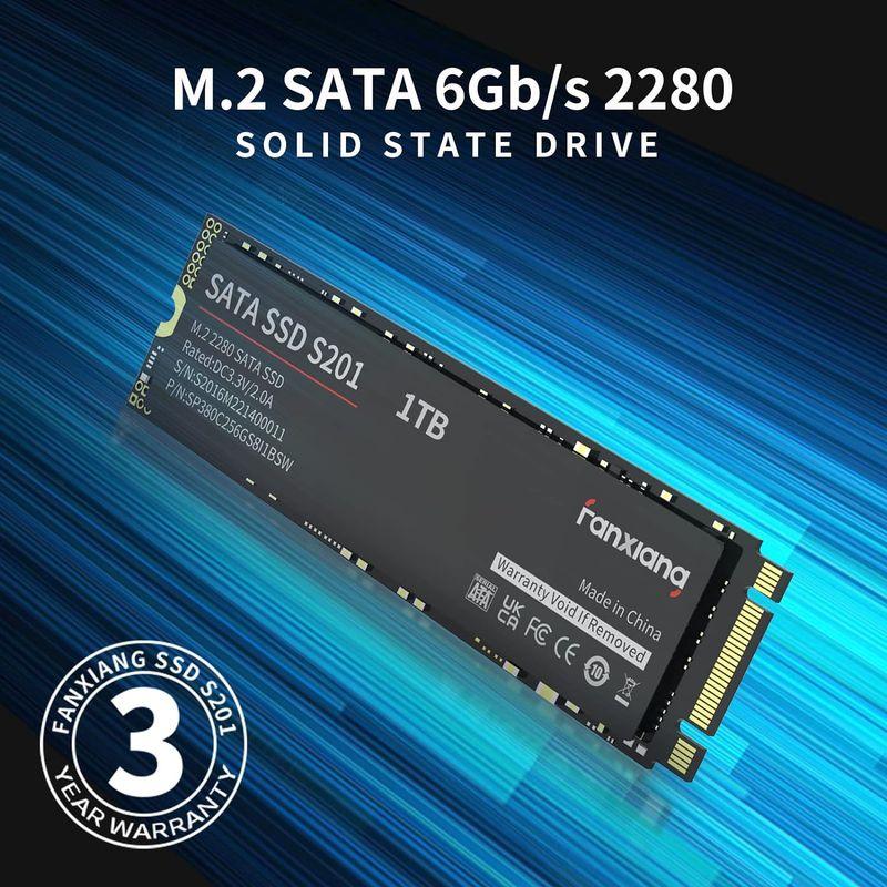 fanxiang S201 1TB M.2 SSD 2280 SATA III 6Gb/s 内蔵ソリッドステートドライブ SLCキャッシュ｜saikou2021｜03