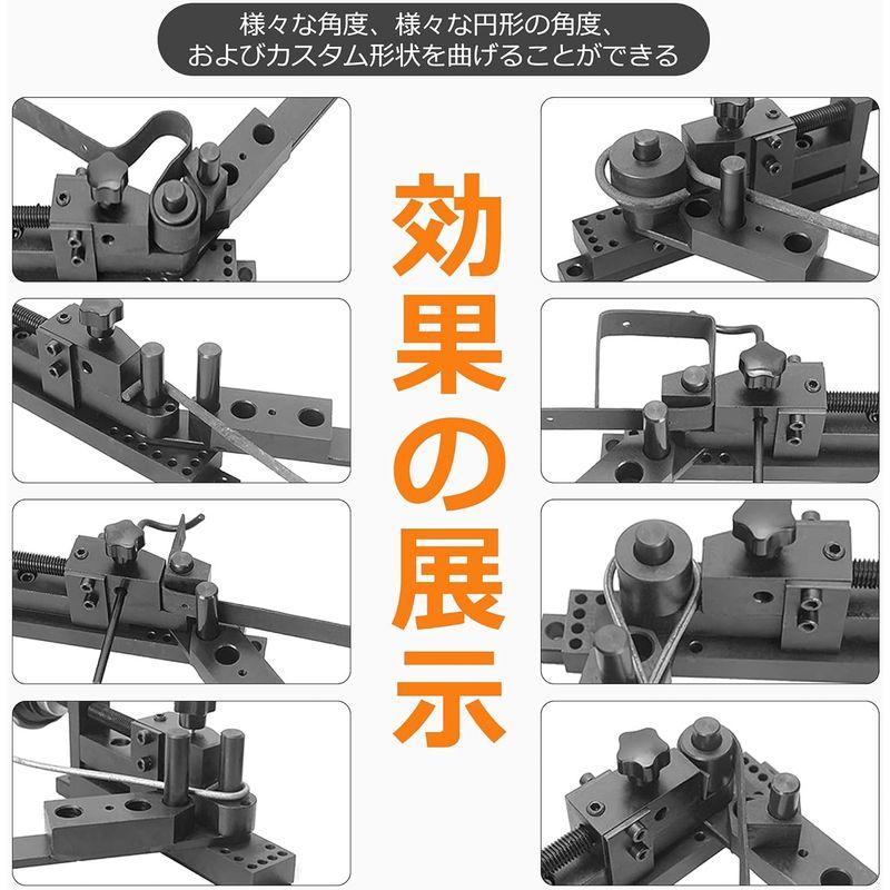 鉄筋カッター 10mmワイヤー、30*3mm鉄片に対応 金属加工機器 NEWTRY ベンダー パイプ曲げ機 曲げ機 金属曲げ工具 多機能 ミニチュア (五代目pl｜saikou2021｜06