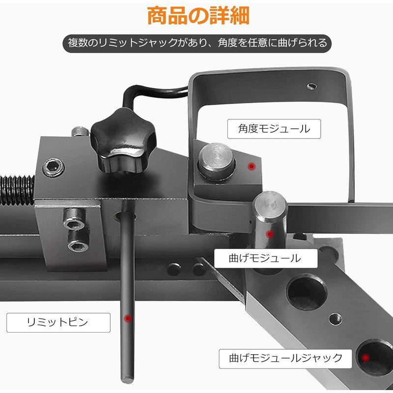 鉄筋カッター 10mmワイヤー、30*3mm鉄片に対応 金属加工機器 NEWTRY ベンダー パイプ曲げ機 曲げ機 金属曲げ工具 多機能 ミニチュア (五代目pl｜saikou2021｜07