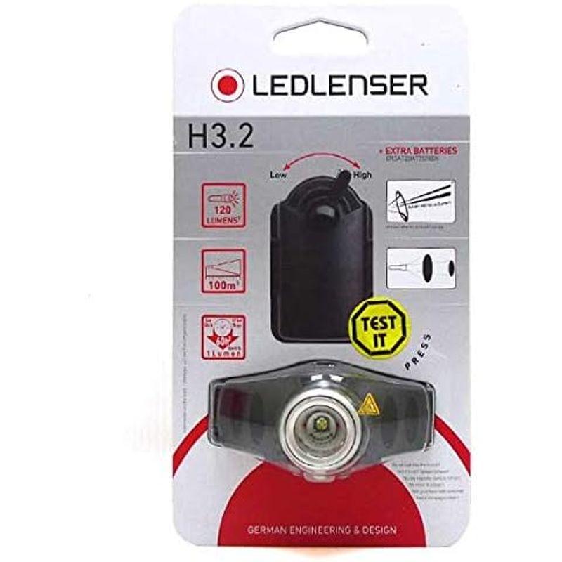 2022新作モデル LEDLENSER ヘッドライト Hシリーズ Ledlenser H3.2 ブリスター パワーチップ型LED IPX4 120lm 単4形ア