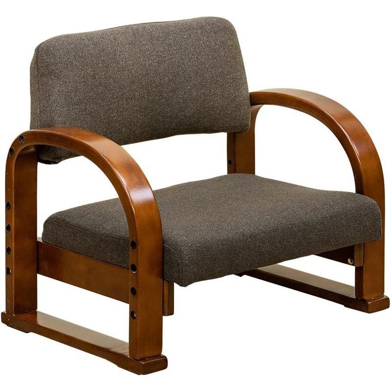 座椅子 ブラウンCX-F01BR 家具・インテリア サカベ ラクラク座椅子 ポリウレタン 座面ファブリック｜saikou2021｜03
