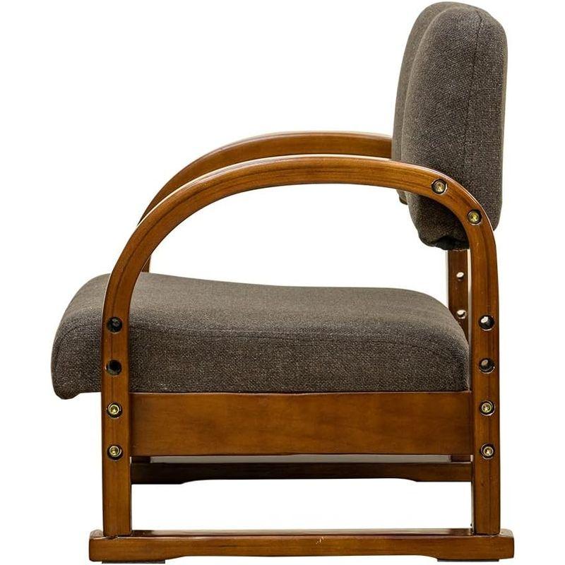 座椅子 ブラウンCX-F01BR 家具・インテリア サカベ ラクラク座椅子 ポリウレタン 座面ファブリック｜saikou2021｜05