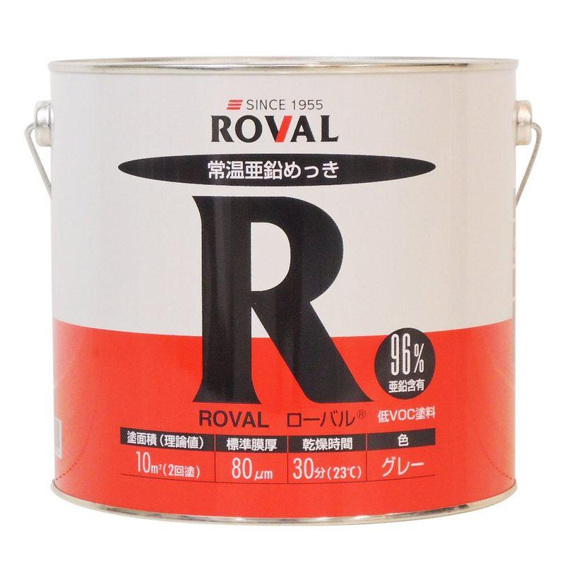 販売質屋 塗料缶・ペンキ ROVAL 常温亜鉛メッキ塗料 R-5KG 5kg