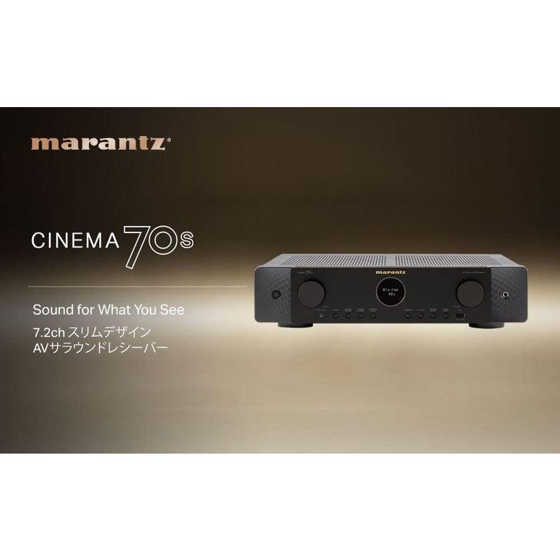 marantz CINEMA 70s 7.2ch スリムデザインAVサラウンドレシーバー 8K Ultra HD、HDR10+、 eARC対｜saikou2021｜09