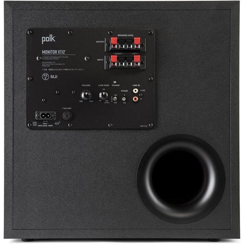 ポークオーディオ POLK AUDIO Monitor XTシリーズ サブウーファー マットブラック MXT12｜saikou2021｜08