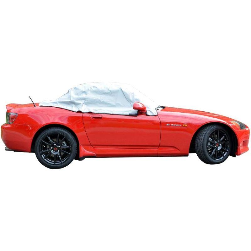 車用フルカバー グレー Honda s2000ソフトトップ屋根プロテクター半分カバー 自動車用品  1999 2009年に(並行輸入)｜saikou2021｜07