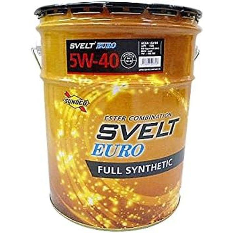 SUNOCO エンジンオイル Svelt EURO 5W-40 20L 全合成 エステル配合 SN/A3/B4/229.5/LL01/502｜saikou2021｜02