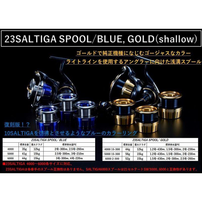 ダイワslpワークス(Daiwa Slp Works) 23 ソルティガ シャロースプール ゴールド 6000 2-300｜saikou2021｜02