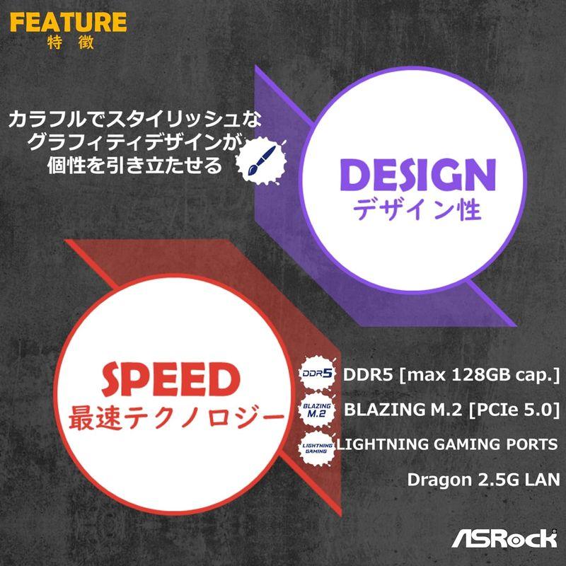 ASRock マザーボード B650 LiveMixer AMD Ryzen 7000 シリーズ CPU対応 (Soket AM5) B65｜saikou2021｜06