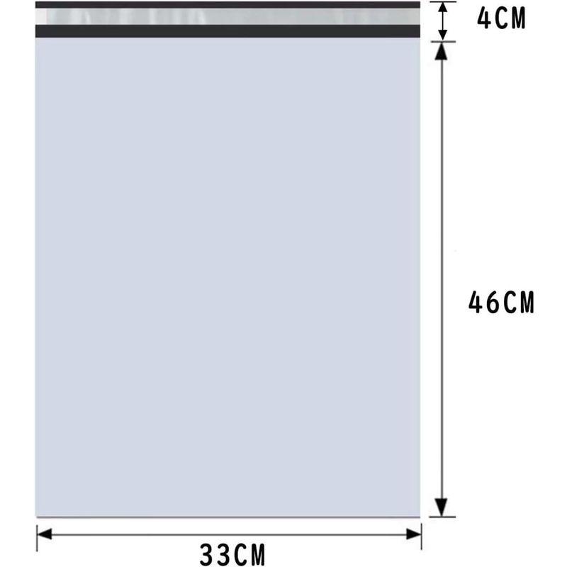 宅配ビニール袋 宅配ポリ袋 宅配袋A3サイズ 幅330mm×深さ460mm＋フタ40mm800枚入り 梱包資材 郵送袋 破れない 耐久性防水｜saikou2021｜06