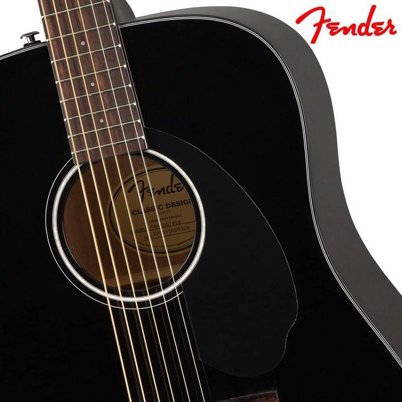 Fender アコースティックギター CD-60S Dreadnought, Walnut Fingerboard, Black ソフトケー｜saikou2021｜03
