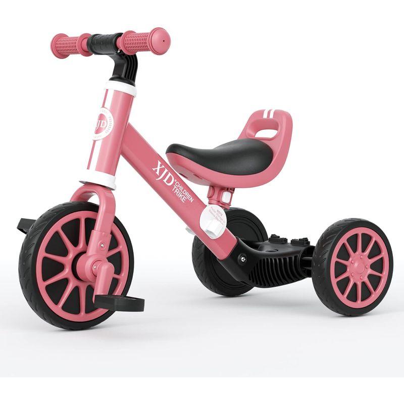 XJD 3 in 1 子ども用三輪車 子供 幼児用 こども自転車 キッズバイク 10ヶ月?3歳 乗用玩具 に向け 多機能 ペダルなし自転車｜saikou2021｜05