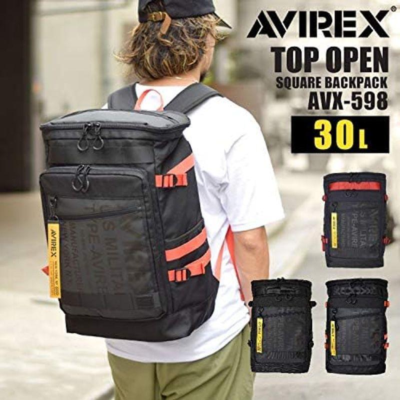 アヴィレックス AVIREX リュック 大容量 ボックス型 リュックサック 防水 BOX型 メンズ バックパック レディース 30L A4｜saikou2021｜10