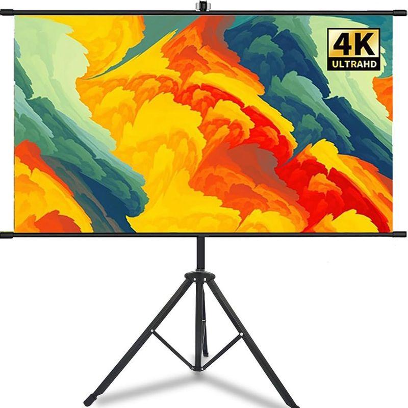 改良新版 60インチ プロジェクタースクリーン 4K対応 自立式 改良新版 60インチ プロジェクタースクリーン 4K対応 自立式