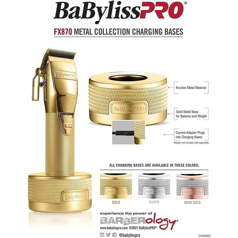 BaBylissPRO Barberology FX870 ROSEFX プロフェッショナルクリッパー充電ベース｜saikou2021｜08