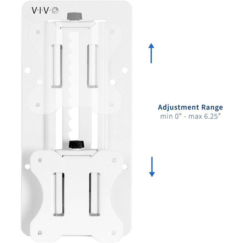 VIVO 高さ調節可能 VESAアダプター 13~27インチモニター用 アクセサリーブラケットキット 各画面用 ホワイト STAND-VAD｜saikou2021｜06