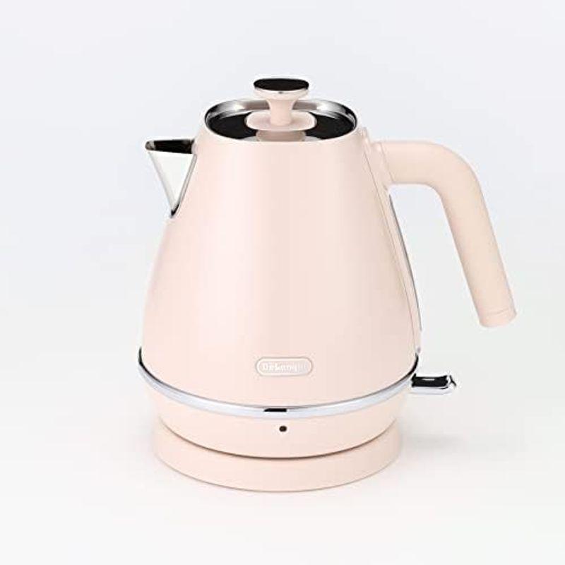 De'Longhi (デロンギ) 電気ケトル ディスティンタ・ペルラ KBIN1200J-PK ステンレス 1.0L 見やすい水量計 異物混｜saikou2021｜08