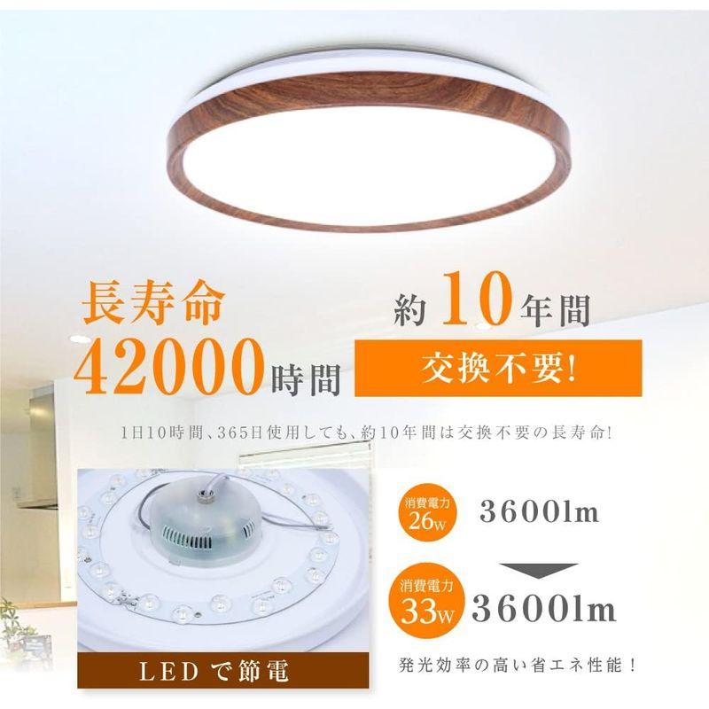 公式通販激安 ariamaru LEDシーリングライト 照明 天井 リビング 照明 3600lm 15段階 調光 33W ホワイト 10畳 電気 ライト