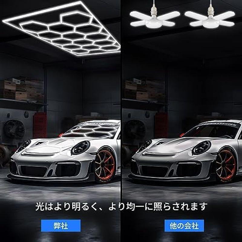 ガレージライト - 天井照明 430W 51600LM 6500K 高輝度 DIY ガレージライト - 天井照明 430W 51600LM 6500K 高輝度 DIY