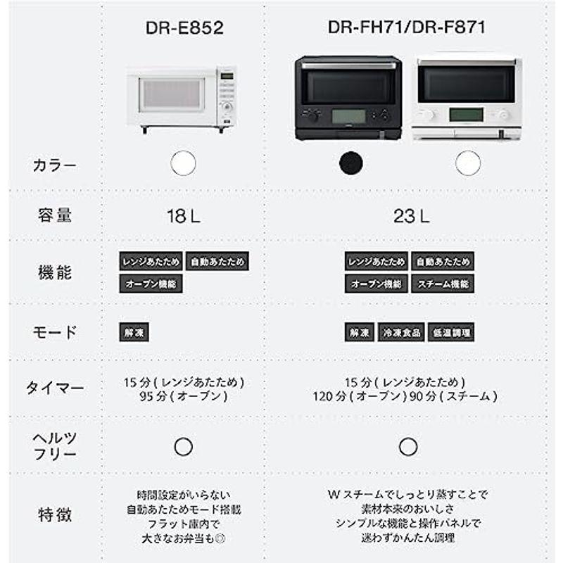 ツインバード 燕三条 オーブンレンジ レンジ 18L ヘルツフリー 110?200℃ フラット 赤外線センサー お手入れ簡単 ダイヤル式 バ｜saikou2021｜14