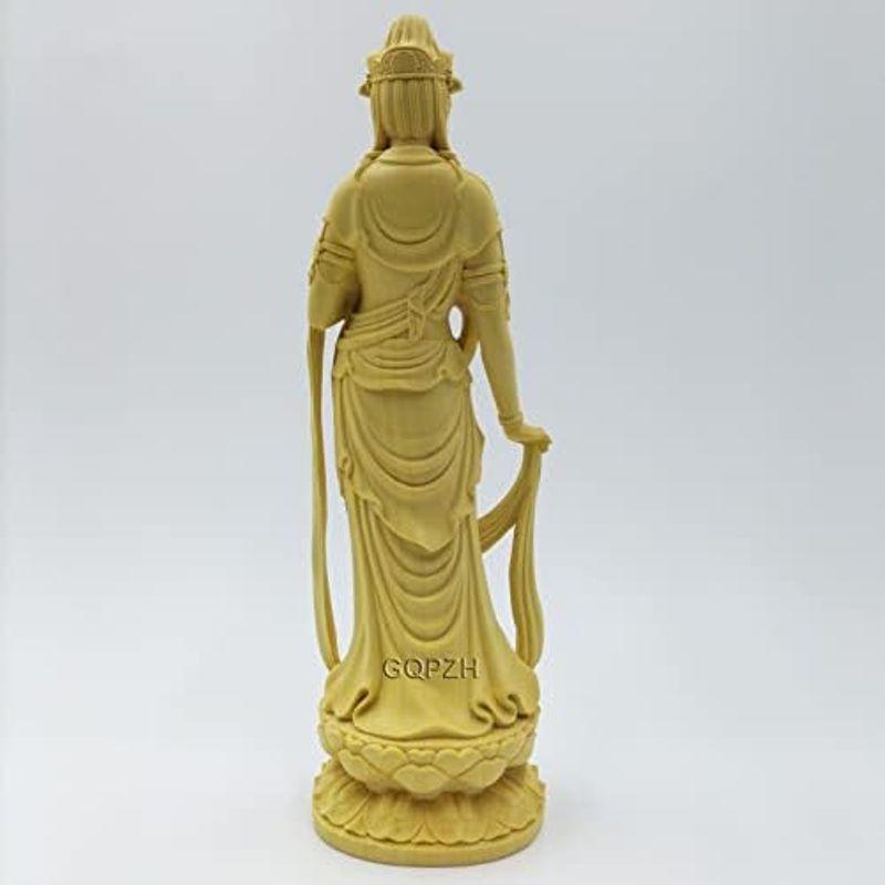仏像 木彫り 勢至菩薩像 24cm ツゲの木彫り 木製彫刻 仏壇仏像 仏像 木彫り 勢至菩薩像 24cm ツゲの木彫り 木製彫刻 仏壇仏像