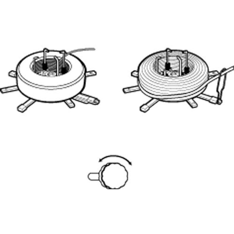 コードリール ドラマワール デンサン 楽々 簡単 回転 DR-300｜saikou2021｜12