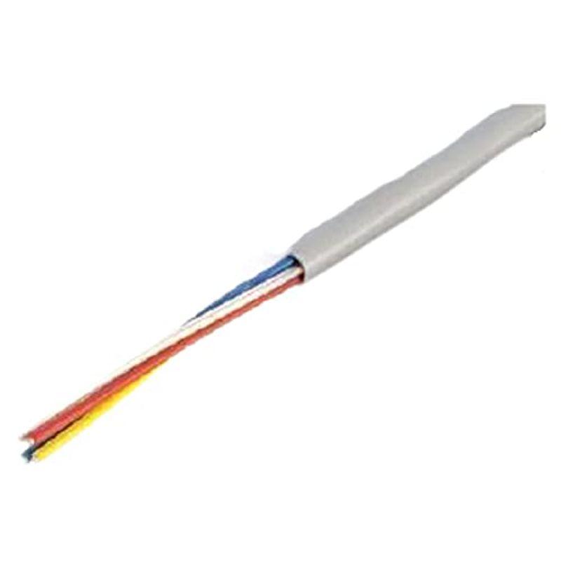 200m 小勢力回路用耐熱電線 EM-HFA 灰 2心(平形)X1.2mm EM- 冨士電線 