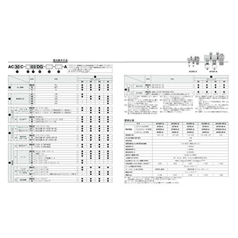 SMC エアコンビネーション AC20C-01G-A｜saikou2021｜02