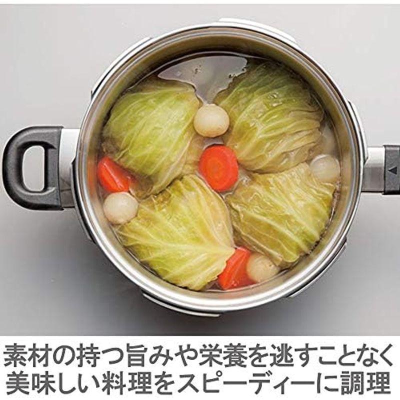 圧力鍋 3.5L キッチン用品 ビタクラフト スーパー圧力鍋 シクロ レシピ付き 0708｜saikou2021｜06