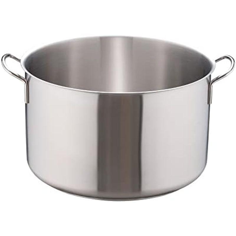 遠藤商事 業務用 ムラノ 寸胴鍋 28cm IH対応 ステンレス/テフロン 遠藤商事 業務用 ムラノ 寸胴鍋 28cm IH対応 ステンレス/テフロン