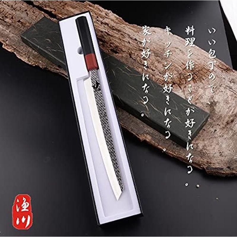 漁川 柳刃包丁 切付型(剣型)刺身包丁 10Cr15MoV鋼 刃渡270 漁川 柳刃包丁 切付型(剣型)刺身包丁 10Cr15MoV鋼 刃渡270