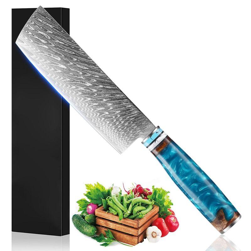 VGTEN 菜切り包丁 中華包丁 刃渡り160mm V金10号 67層 VGTEN 菜切り包丁 中華包丁 刃渡り160mm V金10号 67層