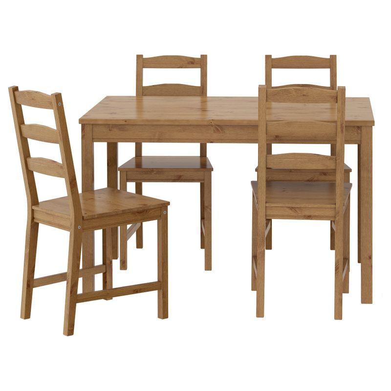IKEA(イケア) JOKKMOKK 20211105 テーブル&チェア4脚, アンティーク 
