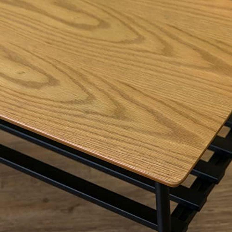 Luster120 棚付折れ脚テーブル 折りたたみ 120×60 センター