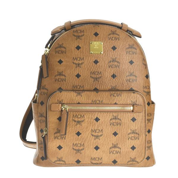 Mcm Co001 リュックサック バックパック エムシーエム Stark Backpack エムシーエム キャメル メンズファッション 1