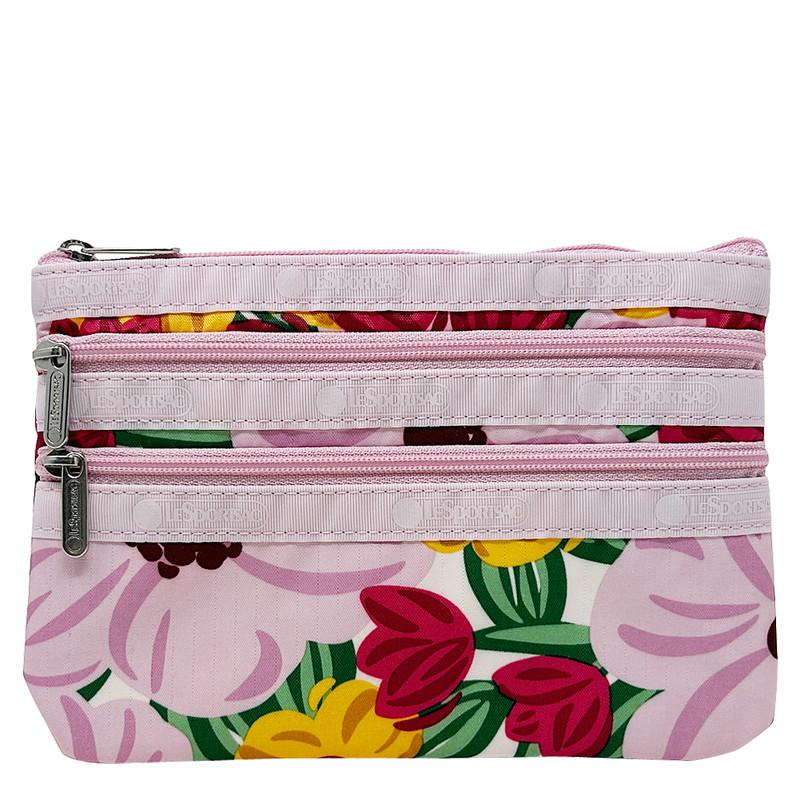 LeSportsac 並行輸入品 レスポートサック 3ZIP ポーチ 7158 HC31