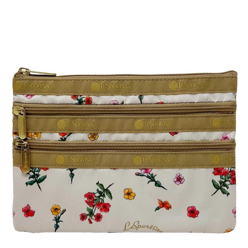 LeSportsac（レスポートサック） 並行輸入品 3ZIP ポーチ 7158 HD82