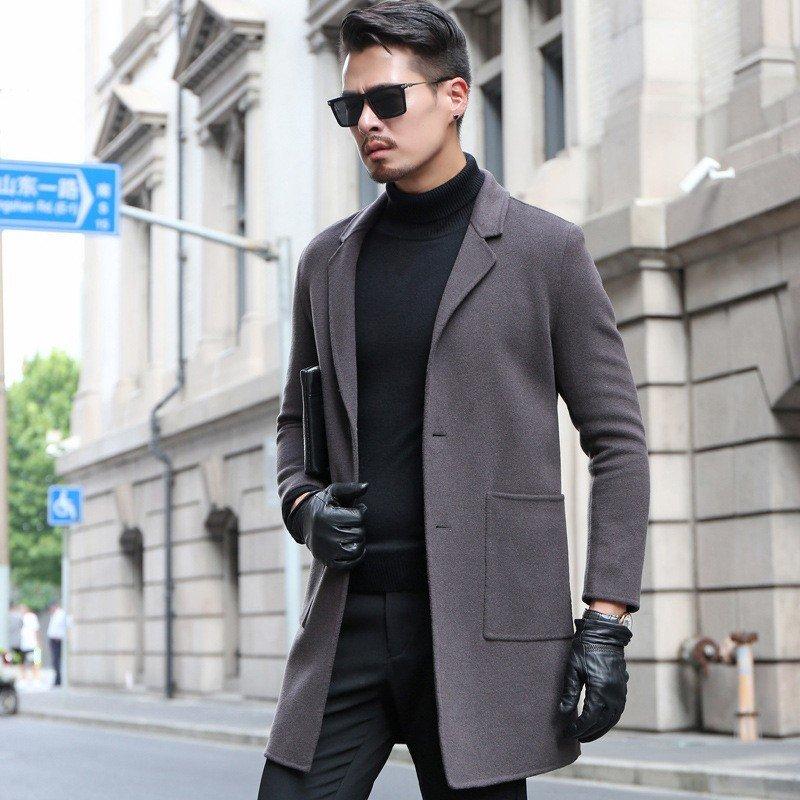 上品 冬コート メンズ チェスターコート ロングコート 冬コート メンズ チェスターコート ロングコート あたたかい 通勤 ロング丈 細身 ビジネス アウター 高品質 厚手 テーラードジャケット コート アウター