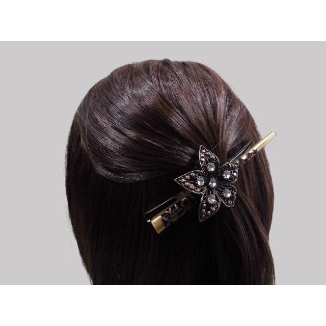 くちばし　コンコルド　ヘアクリップ　花ピン　髪留め　大衆演劇　22個セット 送料無料 ヘアクリップ 花飾りストーン付きコンコルドクリップ 古美