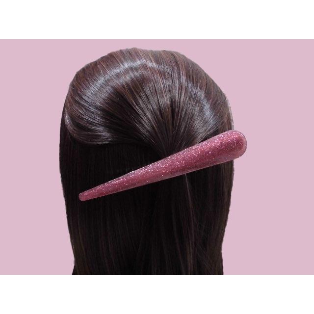 送料無料 ヘアクリップ ラメくちばしクリップ コンコルドクリップ ヘア