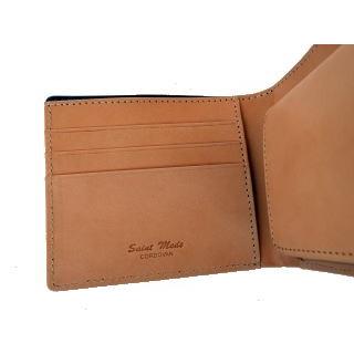 コードバン 本ヌメ革　BOX型小銭入れ付二つ折り財布/札入れ メンズ |  | 02