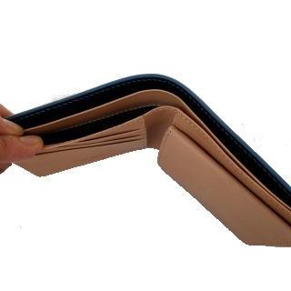 コードバン 本ヌメ革　BOX型小銭入れ付二つ折り財布/札入れ メンズ |  | 03