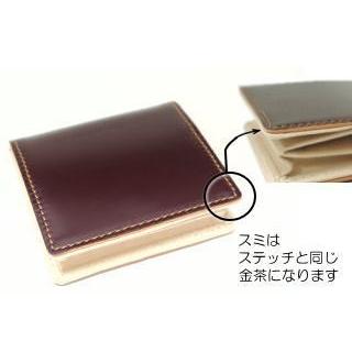 コードバン(馬尻革)×本ヌメ革(牛革)　BOX型小銭入/財布 メンズ |  | 12