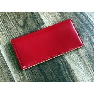 コードバン(馬尻革)×本ヌメ革　長財布（小銭入れ無し）/札入れ メンズ |  | 17