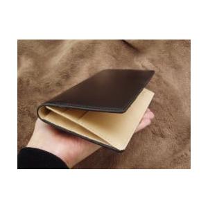 コードバン(馬尻革)×本ヌメ革　長財布（小銭入れ無し）/札入れ メンズ |  | 11