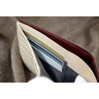 コードバン(馬尻革)×本ヌメ革　カード札入れ二つ折り財布(小銭入れ無し)/札入れ メンズ |  | 11