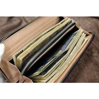 コードバン(馬尻革)×本ヌメ革　ラウンドファスナー長財布/札入れ メンズ 得トク0706 |  | 11