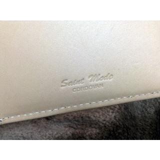 【Saint Mode CORDOVAN】財布　マネークリップ(薄型財布)/コードバン(馬尻革)×本ヌメ革　BOX型小銭入れ付札ばさみ |  | 14